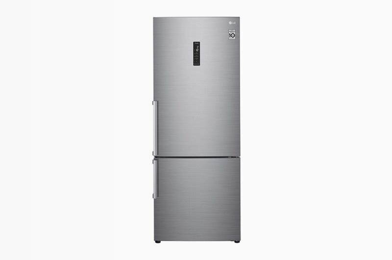 Frigorifero Combinato 70cm Classe E + Microonde 1000W Acciaio 462lt Libera
