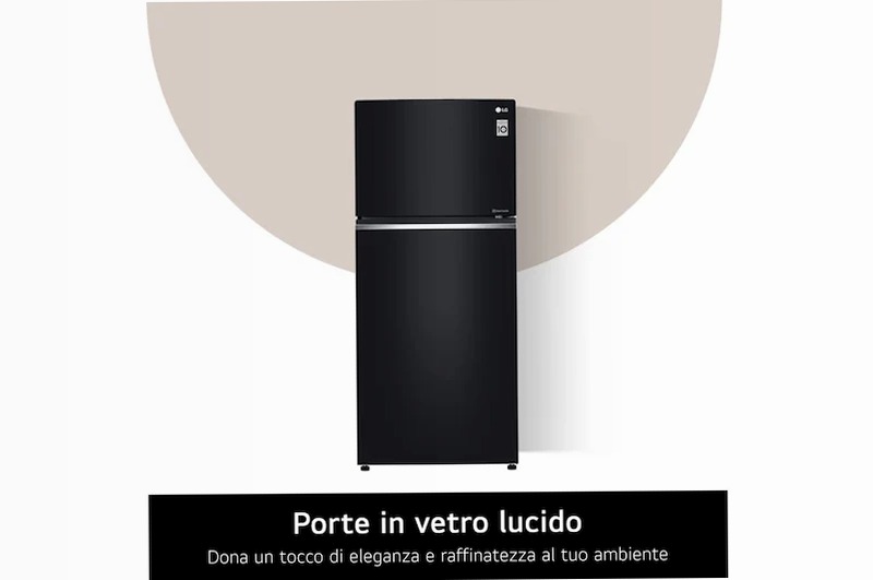 LG GTB744BMBED Frigo doppia porta 506L Classe E Nero 506lt