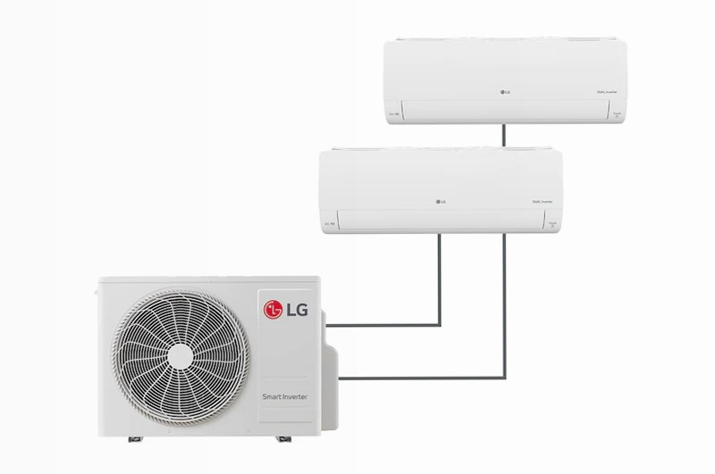 Multisplit 2 unità interne Libero Smart 9k+9k BTU | LG Italia