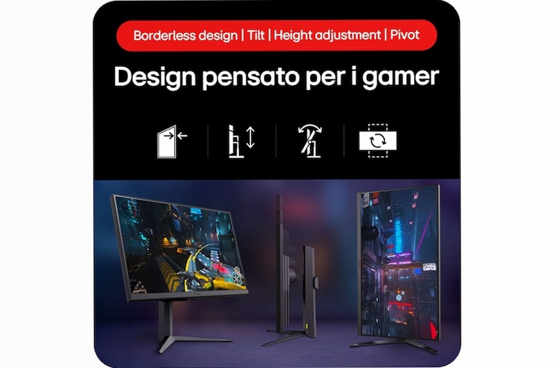 Monitor Gaming UltraGear 32" GS75Q Nero IPS 2560 x 1440