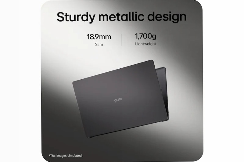 LG gram Book 15,6" | Windows 11 Home | Laptop Leggero con Dual AI | Intel® Core™ Ultra 5, Display IPS | LG Italia 6 256 GB