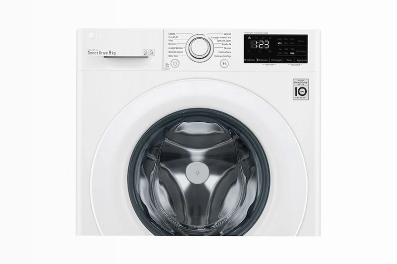 Lavatrice AI DD™ 9kg - Serie V3 Classe B 1400rpm Bianco