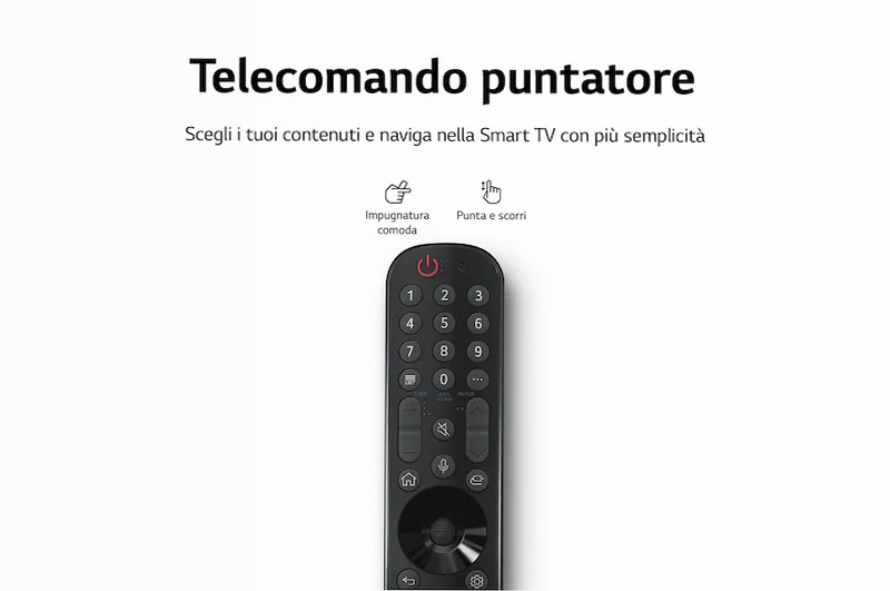 TV NanoCell | Serie NANO75 65'' | 4K, α5 Gen5, HDR10, 20W, 3 HDMI, Game Optimizer, Wi-Fi 5, Smart TV WebOS 22 - 65NANO756QC | LG Italia