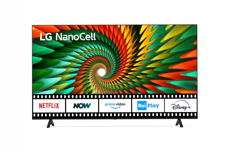 TV NanoCell | Serie NANO75 65'' | 4K, α5 Gen5, HDR10, 20W, 3 HDMI, Game Optimizer, Wi-Fi 5, Smart TV WebOS 22 - 65NANO756QC | LG Italia