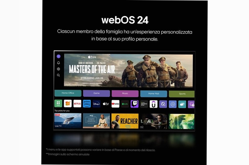 TV 65 pollici LG QNED87 AI 4K Smart TV 2024 Beige 65" HD