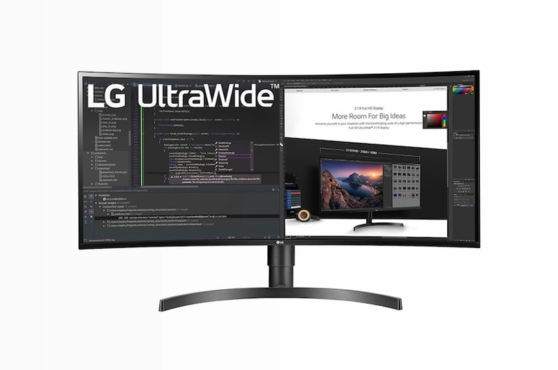LG Monitor PC 34WN80C - 34" UltraWide QHD Curvo IPS 3440 x 1440