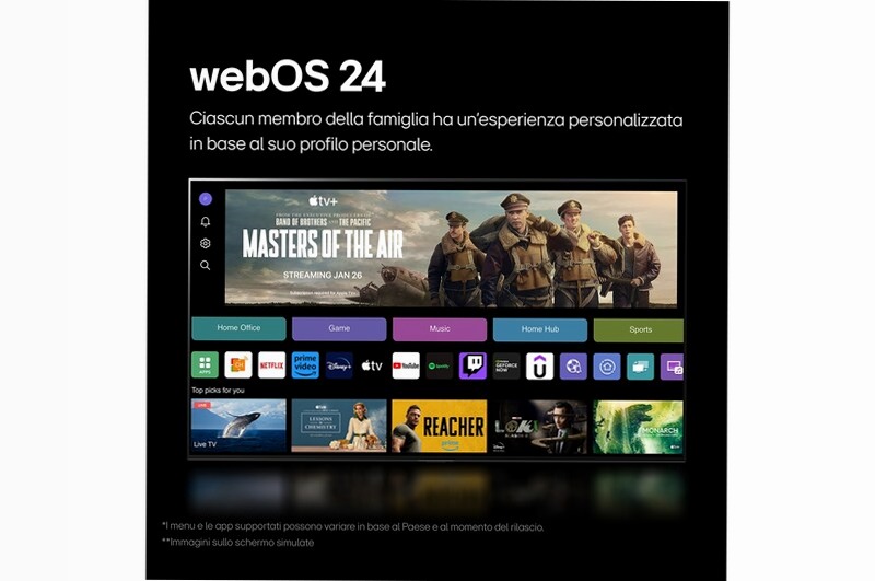 TV 55 pollici LG OLED evo AI C4 4K Smart TV 2024