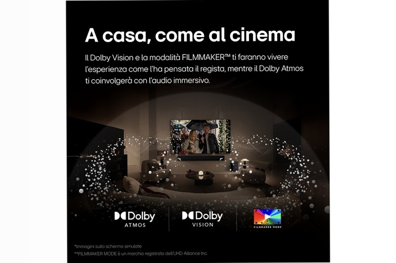 TV OLED LG C4 55 pollici - Immersione Visiva e Audio HD