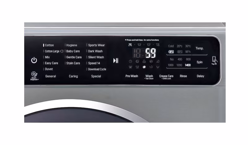LG Lavatrice TurboWash™ 10 Kg Inox 1400rpm 10kg Acciaio