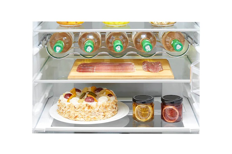 LG Frigorifero Combinato Centum System™ -30% Maniglie attive Display interno LED A 343lt