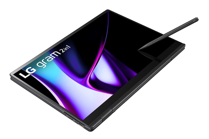 Notebook gram Pro 2 in 1 16", Windows 11 Home, Ultra7, 16GB RAM, 512GB SSD, Touch e Convertibile, Nero | LG Italia 16 512GB SSD 16"
