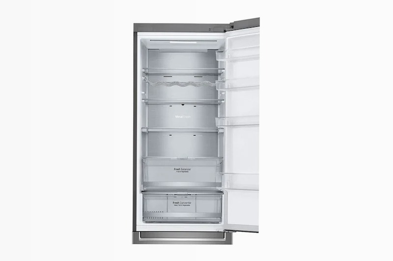 Frigorifero Combinato LG GBB72SAUCN - Classe C, 384L Inox C 384lt
