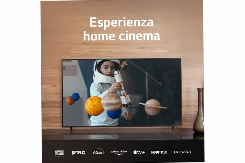 TV UHD | Serie UR80 75'' | 4K, α5 Gen6, HDR10, 20W, 3 HDMI, Game Optimizer, Wi-Fi 5, Smart TV WebOS 23 - 75UR80006LJ | LG Italia HD