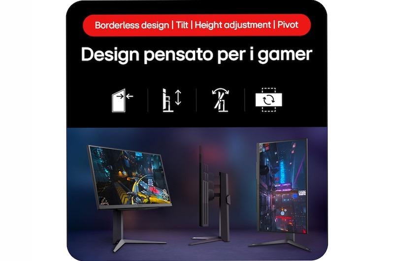 Monitor Gaming LG 27GS75Q-B 27" Fucsia IPS
