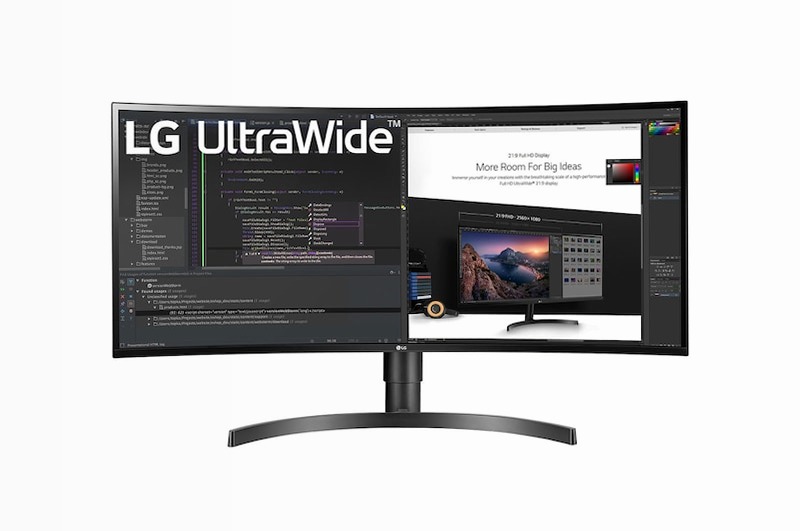 LG Monitor PC IPS 34" 21:9 UltraWide QHD curvo Beige 3440 x 1440