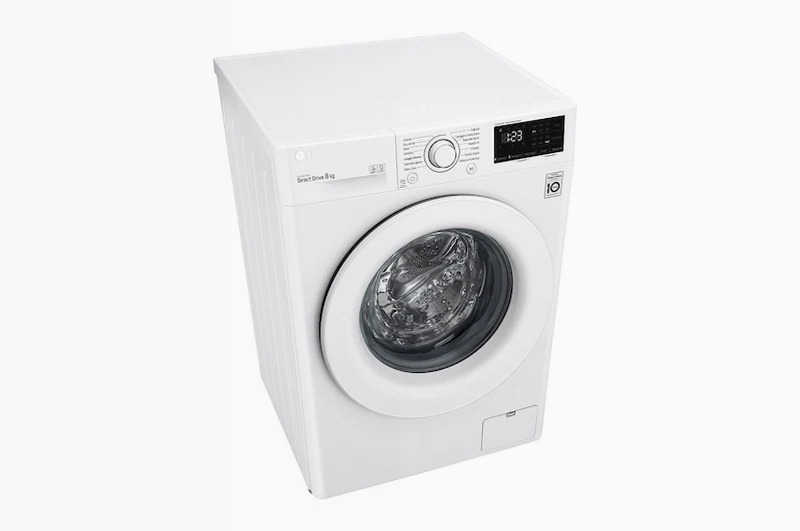 LG Lavatrice Smart AI DD™ 8kg - Classe Energetica C 1400rpm Bianco