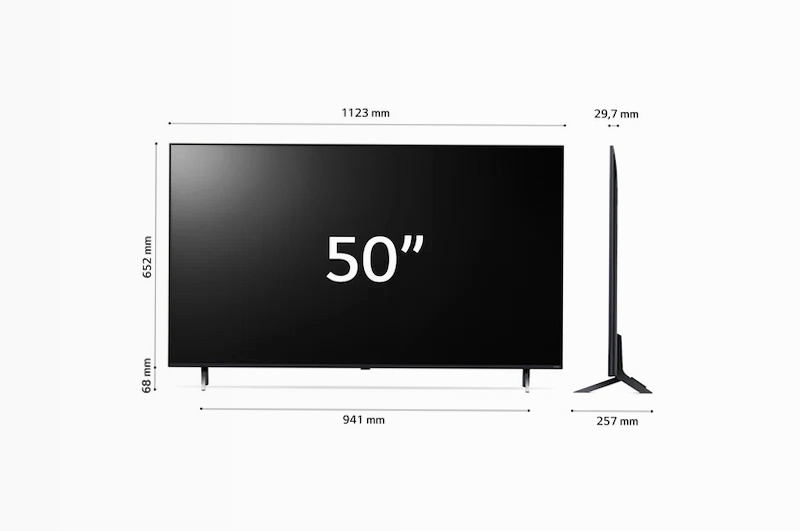 TV 50 pollici LG QNED80 AI 4K Smart TV - 50QNED80T6A | LG Italia 50" HD