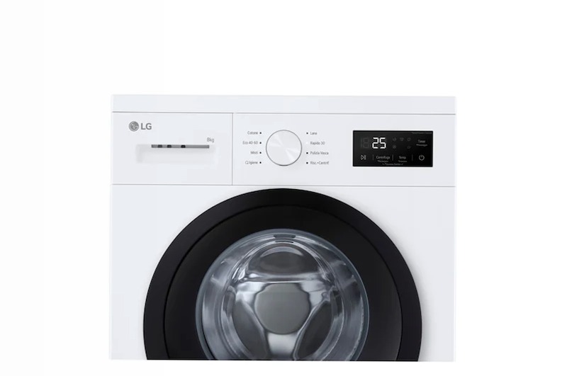 Lavatrice Slim 8kg LG A1 Classe A 1400rpm Bianco