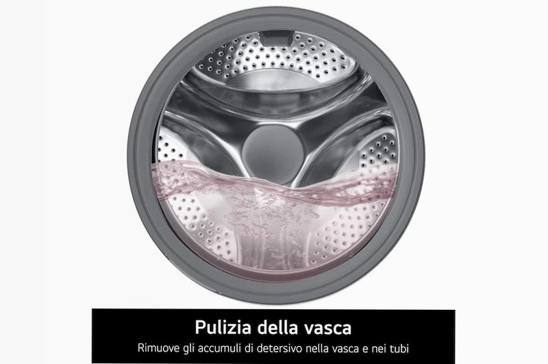 Lavatrice Slim 8kg LG A1 Classe A 1400rpm Bianco