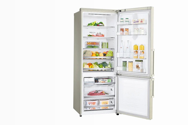 Frigorifero Combinato GBB567SECMN LG Italia Beige E 462lt