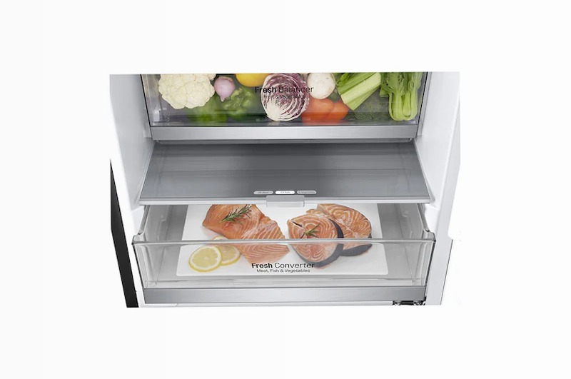 Frigorifero Smart Combinato LG Centum System™ Nero C