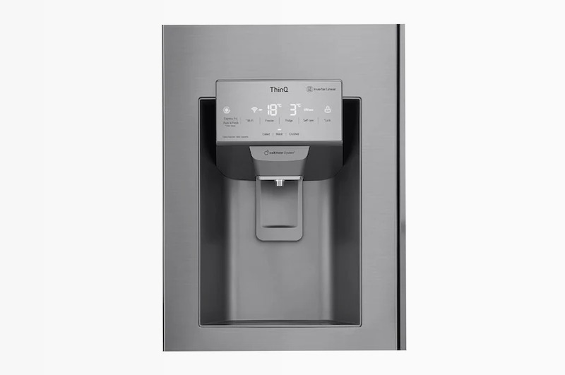 Frigorifero Multidoor Slim | Classe F, 506L | Wi-Fi, Dispenser con allaccio, UVnano, Door & Linear Cooling, No frost | Inox 506lt