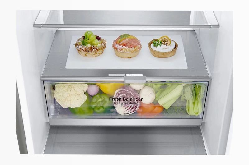 Frigorifero Combinato GBB72NSVGN | LG Italia D 384lt
