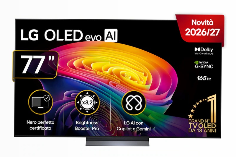 tv 77 pollici LG OLED evo AI C6 4K Smart TV 2026 - OLED77C65LA.API | LG Italia 77" HD