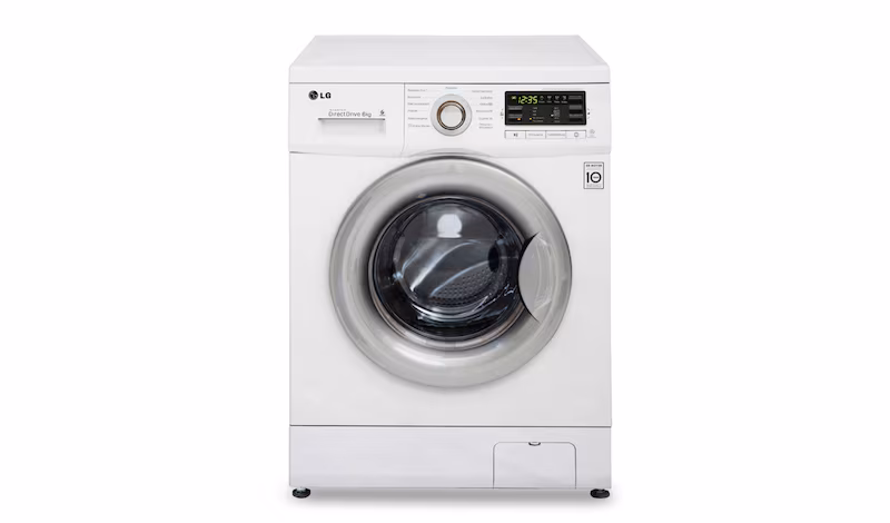 LG Lavatrice Slim 6 Kg Oblò Silver - FH0G7NDN1 1000rpm 6kg Argento