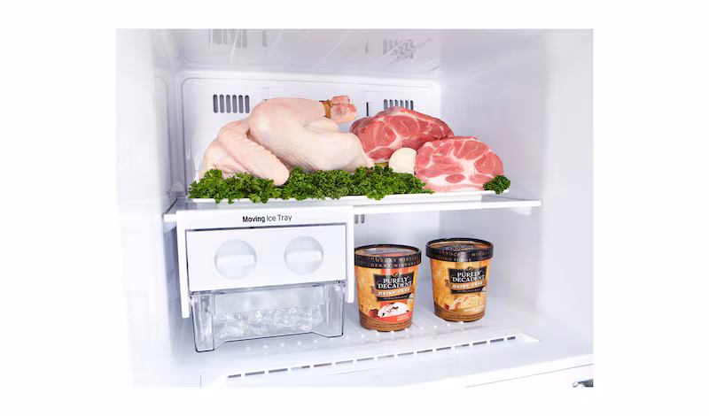 Frigorifero LG Doppia Porta con Display LED Argento A 333lt