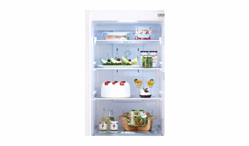Frigorifero LG Doppia Porta con Display LED Argento A 333lt