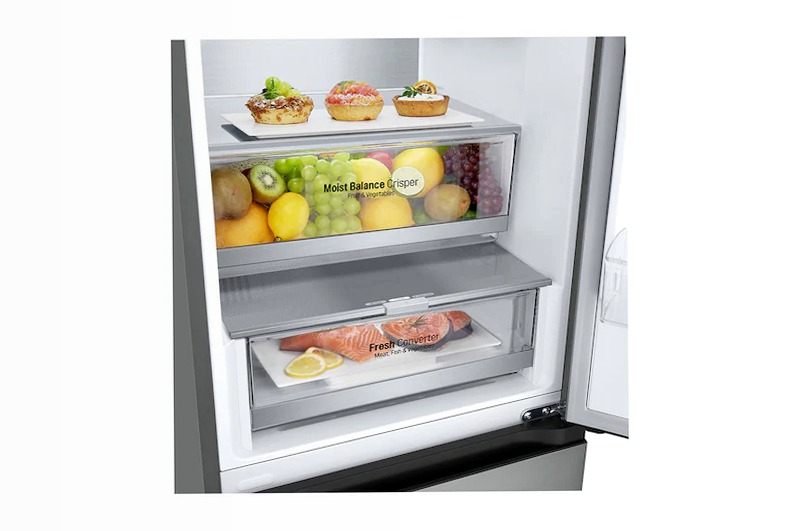 Frigorifero LG GBV5140DPY 344L - Classe D Argento Combinato 344lt