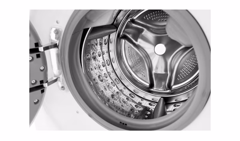 LG Lavatrice TurboWash™ 12 Kg Oblò Cromato 1400rpm 12kg Acciaio