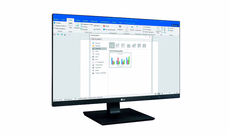 LG Monitor PC IPS 24" Nero