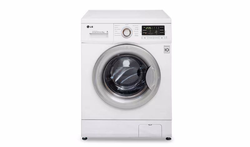 LG Lavatrice Slim 6 Kg Oblò Silver 1000rpm 6kg Argento