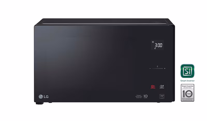 LG Microonde Smart Inverter Grill 25 Litri 1150W Nero Fumè