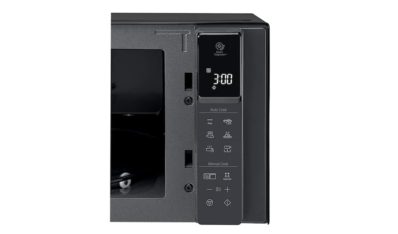 LG Microonde Smart Inverter Grill 25 Litri 1150W Nero Fumè