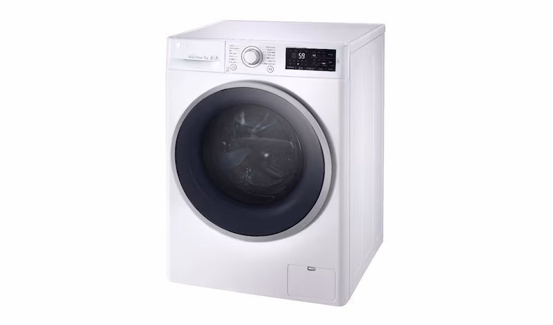 LG Lavatrice Slim TurboWash™ 7 Kg Oblò cromato 7kg Acciaio
