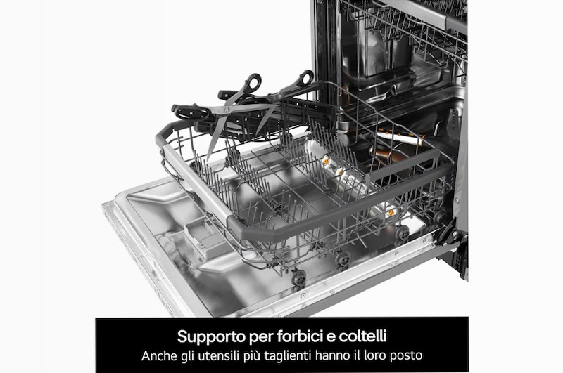 LG QuadWash DB476TXSN - Lavastoviglie Incasso A B 14