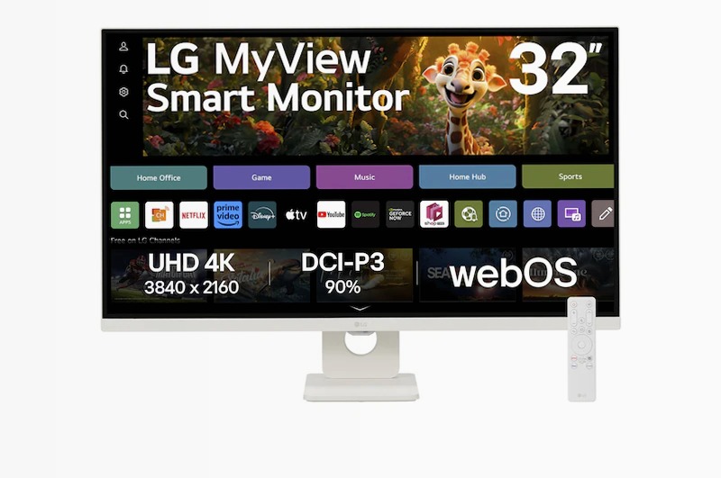 Monitor Smart MyView 32" SR73U - LG Italia 23"