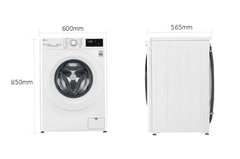 Lavatrice AI DD™ 8kg - Serie V3 Classe B 1400rpm Bianco