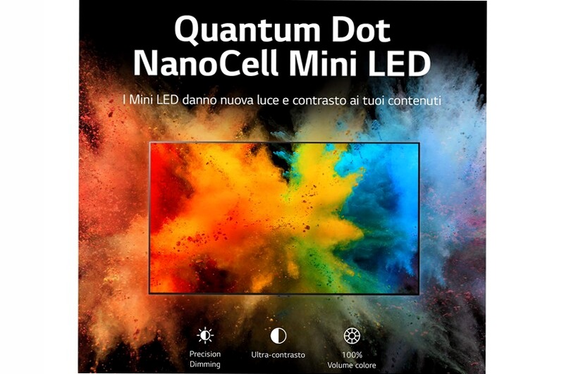 LG QNED MiniLed | TV 55'' Serie QNED87 | QNED 4K, Smart TV, Dolby Vision IQ e Atmos - 55QNED876QB | LG Italia HD