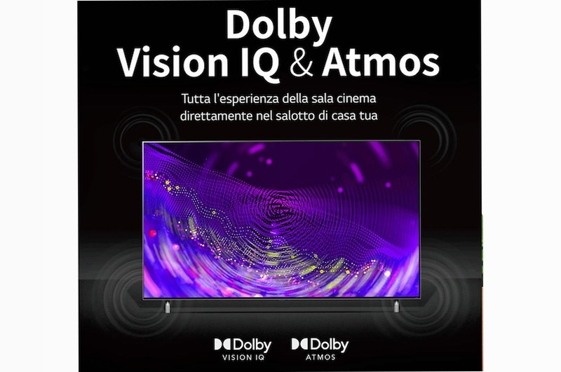 LG QNED MiniLed | TV 55'' Serie QNED87 | QNED 4K, Smart TV, Dolby Vision IQ e Atmos - 55QNED876QB | LG Italia HD