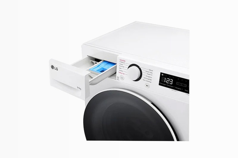 LG D2R5S09TSWW Lavasciuga Slim 9/5kg