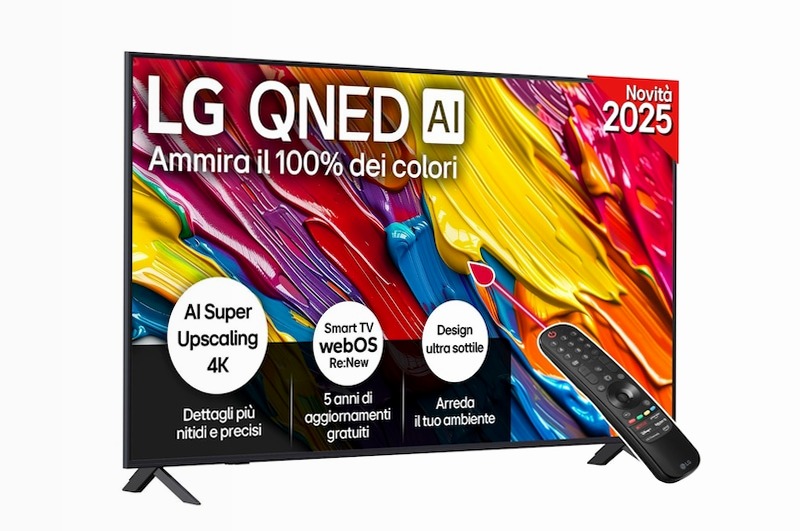 TV 65 pollici LG QNED AI QNED82 4K Smart TV 2025 - 65QNED82A6B | LG Italia 65" HD