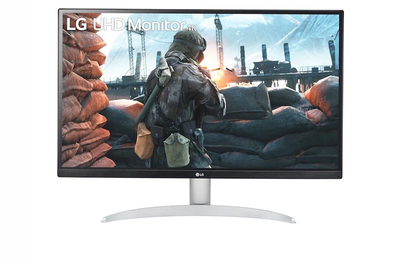 LG Ultra HD Monitor 27'' Serie UP600 Beige IPS 3840 x 2160