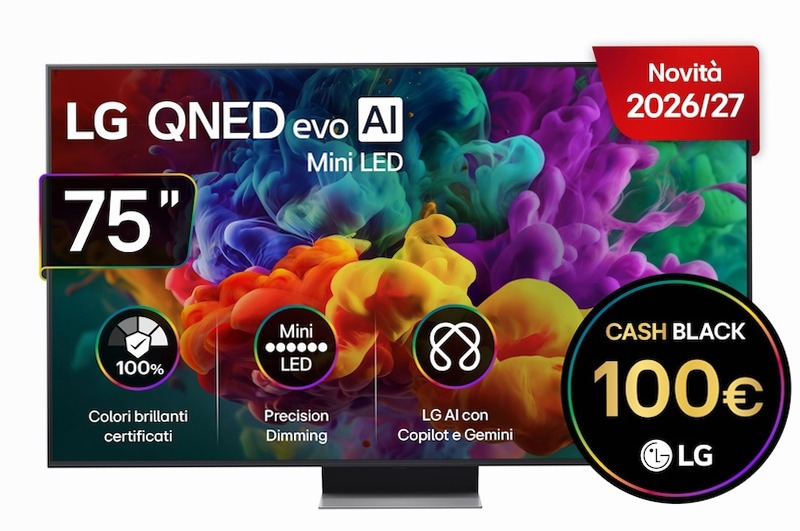 TV 75 pollici LG QNED evo AI MiniLED QNED86B 4K Smart TV 2026 - 75QNED86B6B | LG Italia 75" HD
