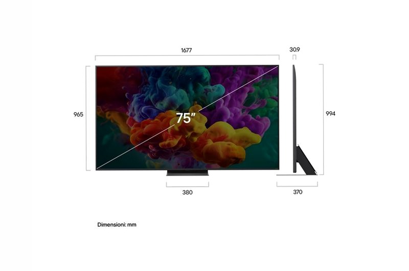 TV 75 pollici LG QNED evo AI MiniLED QNED86B 4K Smart TV 2026 - 75QNED86B6B | LG Italia 75" HD