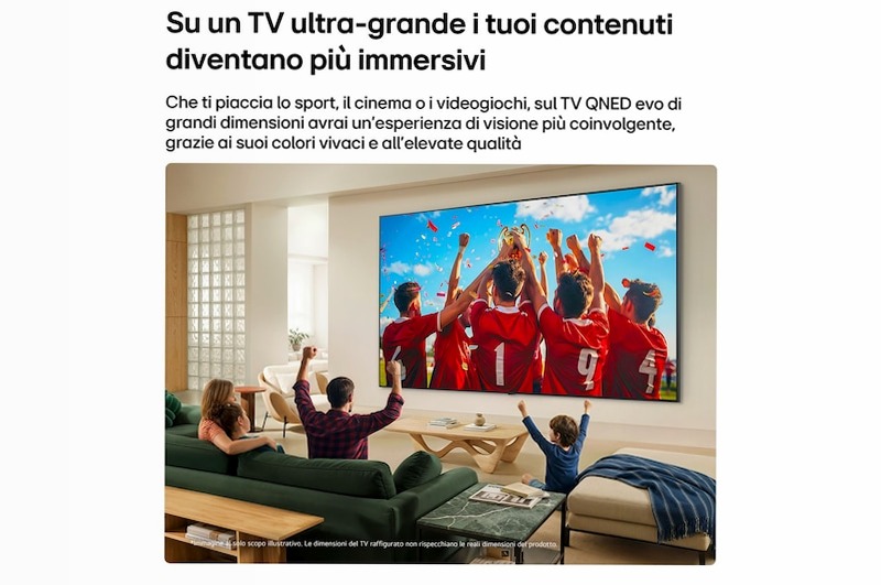 TV 75 pollici LG QNED evo AI MiniLED QNED86B 4K Smart TV 2026 - 75QNED86B6B | LG Italia 75" HD