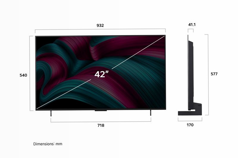 TV OLED C5 42 pollici LG Beige 42" 4K